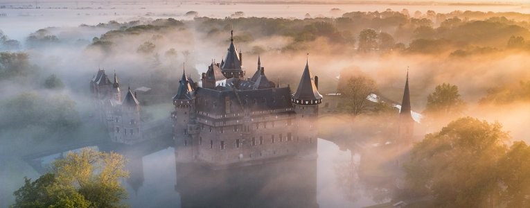Luchtfoto Kasteel De Haar - 765x300px